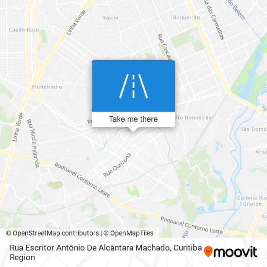Rua Escritor Antônio De Alcântara Machado map