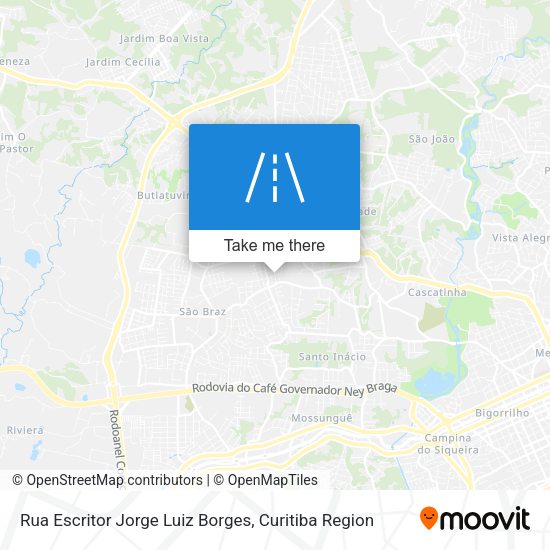 Rua Escritor Jorge Luiz Borges map