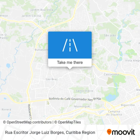 Rua Escritor Jorge Luiz Borges map