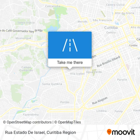 Rua Estado De Israel map
