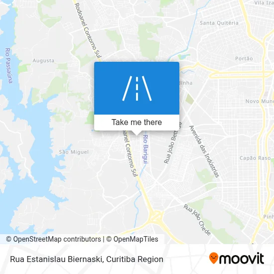 Rua Estanislau Biernaski map