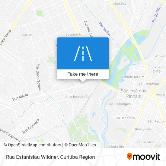 Rua Estanislau Wildner map