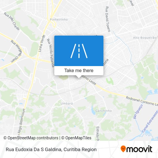 Rua Eudoxia Da S Galdina map