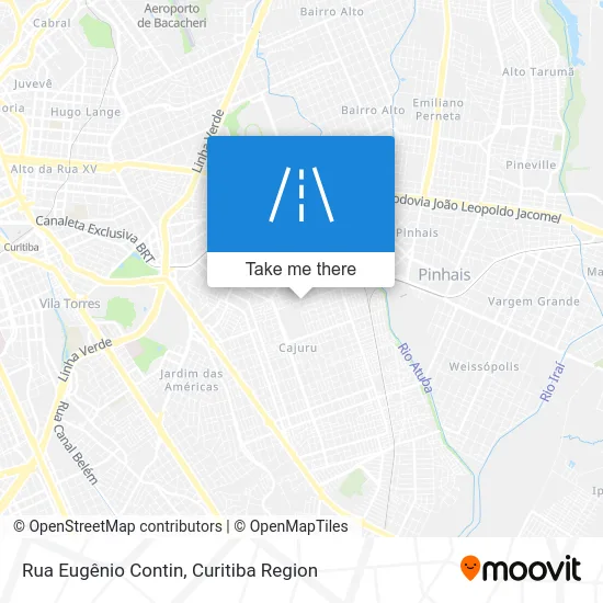 Rua Eugênio Contin map