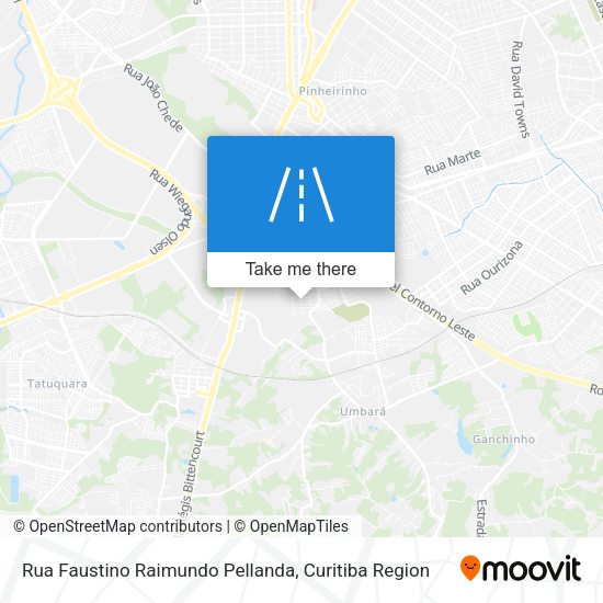 Rua Faustino Raimundo Pellanda map