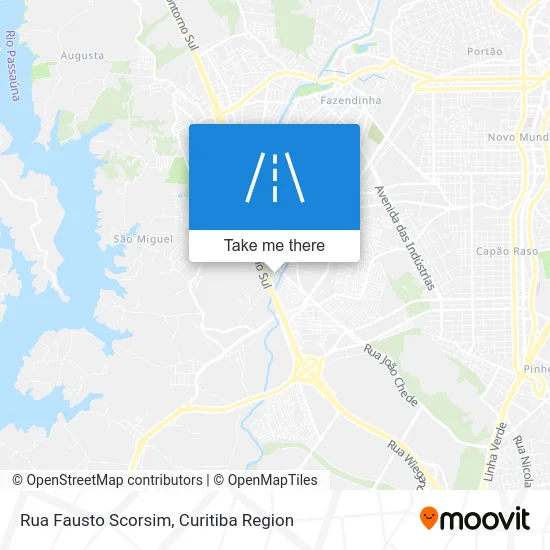 Rua Fausto Scorsim map