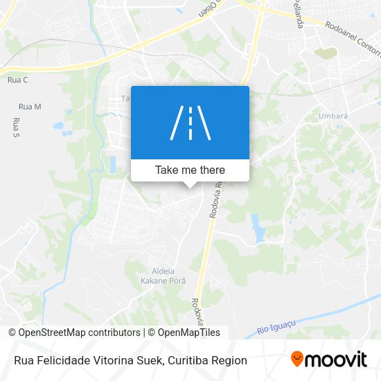 Rua Felicidade Vitorina Suek map