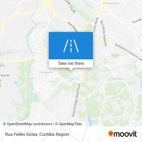 Rua Feliks Golas map