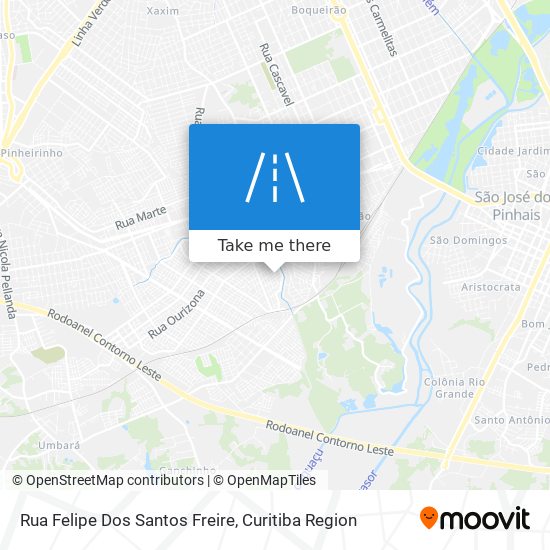 Rua Felipe Dos Santos Freire map