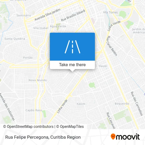 Rua Felipe Percegona map
