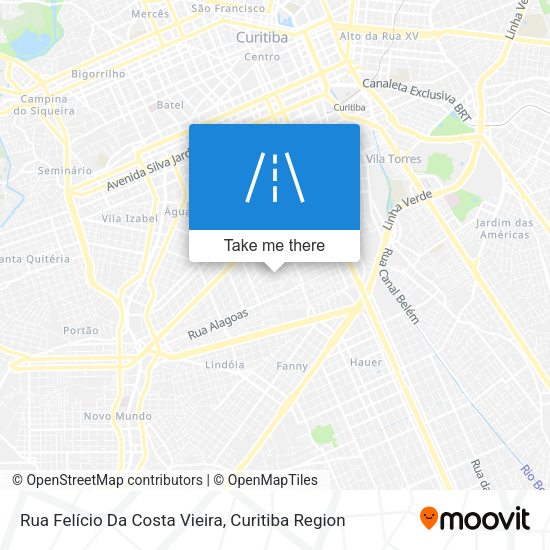 Rua Felício Da Costa Vieira map