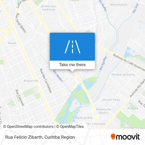 Rua Felício Zibarth map