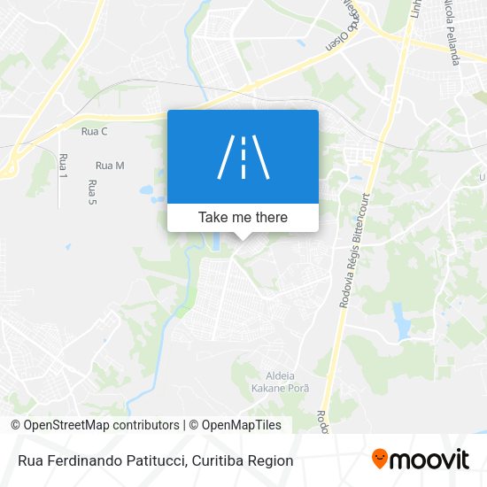 Rua Ferdinando Patitucci map
