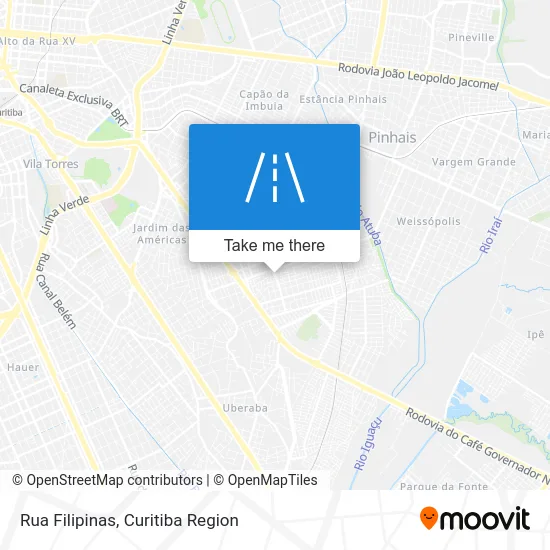 Rua Filipinas map