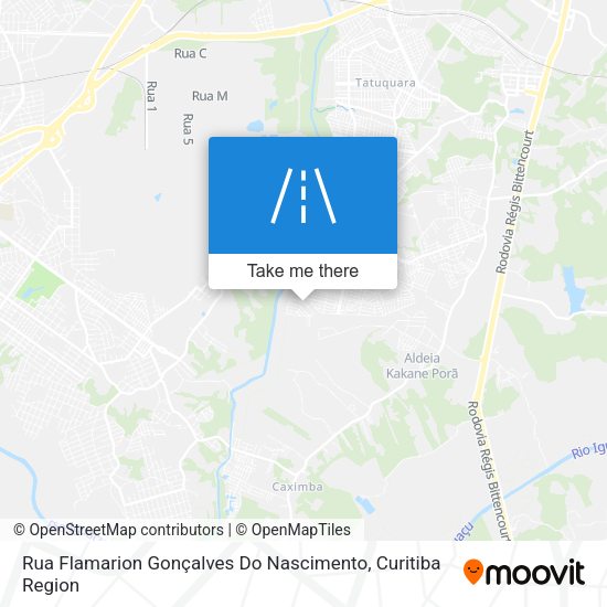 Rua Flamarion Gonçalves Do Nascimento map