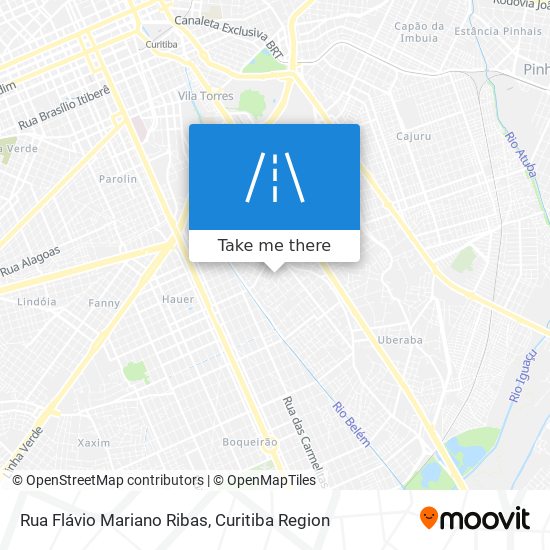 Mapa Rua Flávio Mariano Ribas