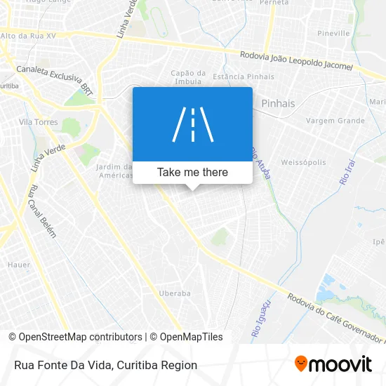 Rua Fonte Da Vida map