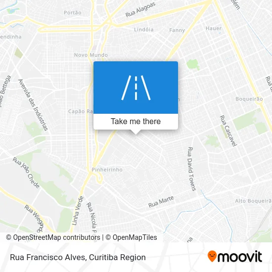 Rua Francisco Alves map