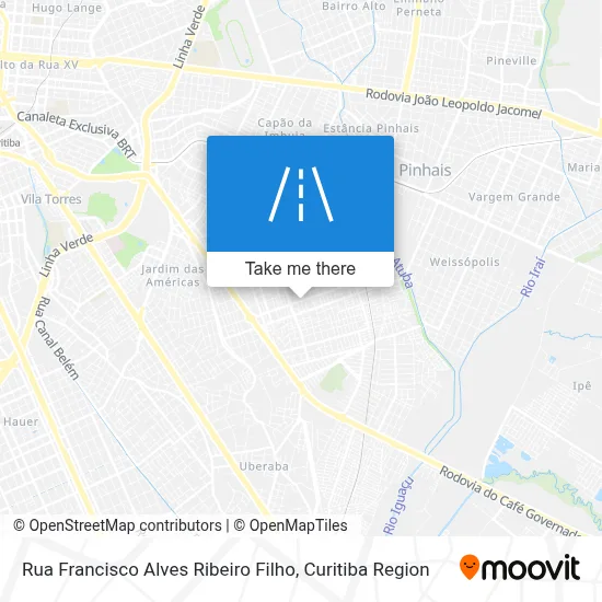 Rua Francisco Alves Ribeiro Filho map