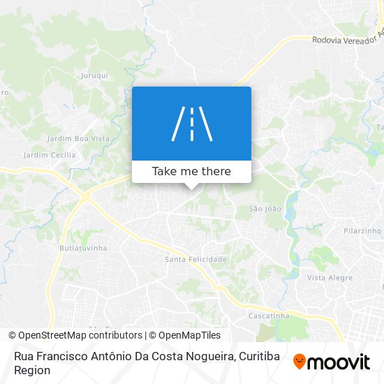 Rua Francisco Antônio Da Costa Nogueira map