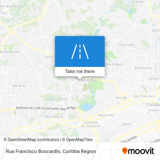 Rua Francisco Boscardin map