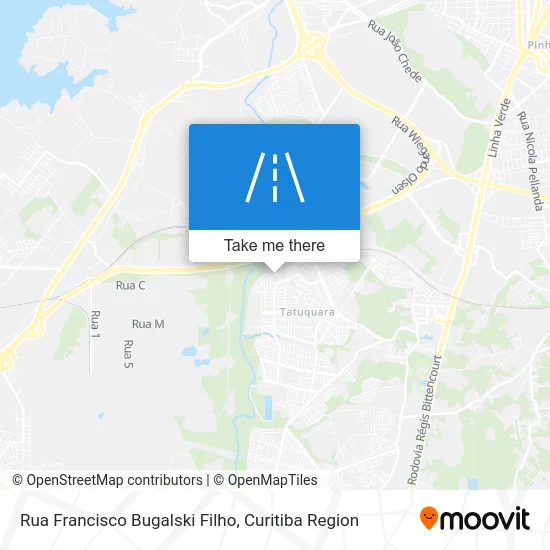 Rua Francisco Bugalski Filho map