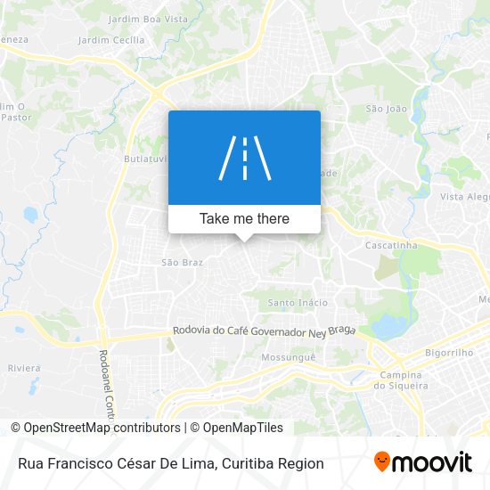 Rua Francisco César De Lima map