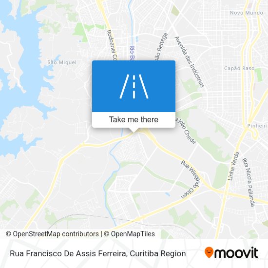 Rua Francisco De Assis Ferreira map