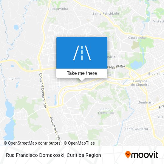 Rua Francisco Domakoski map