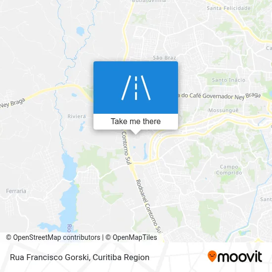 Rua Francisco Gorski map