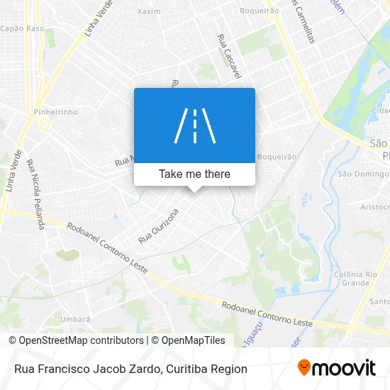 Rua Francisco Jacob Zardo map