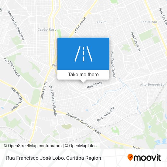 Rua Francisco José Lobo map