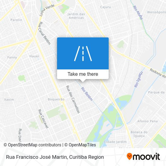 Rua Francisco José Martin map