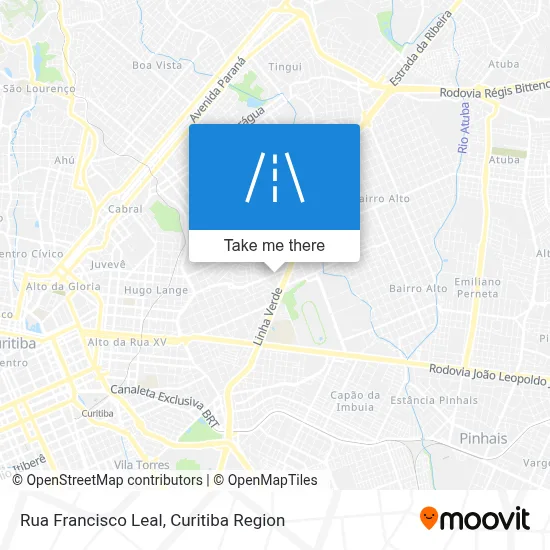 Rua Francisco Leal map