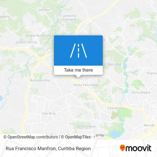 Rua Francisco Manfron map