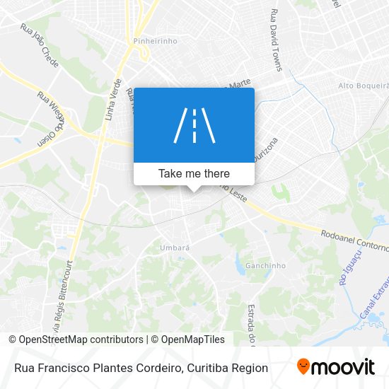 Rua Francisco Plantes Cordeiro map