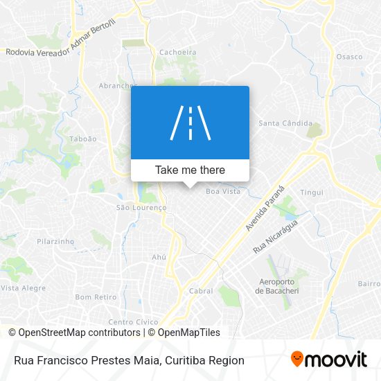 Rua Francisco Prestes Maia map