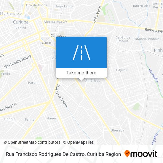 Mapa Rua Francisco Rodrigues De Castro