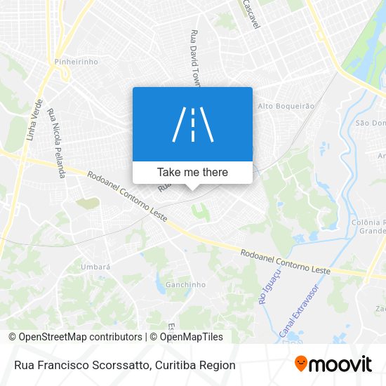 Rua Francisco Scorssatto map