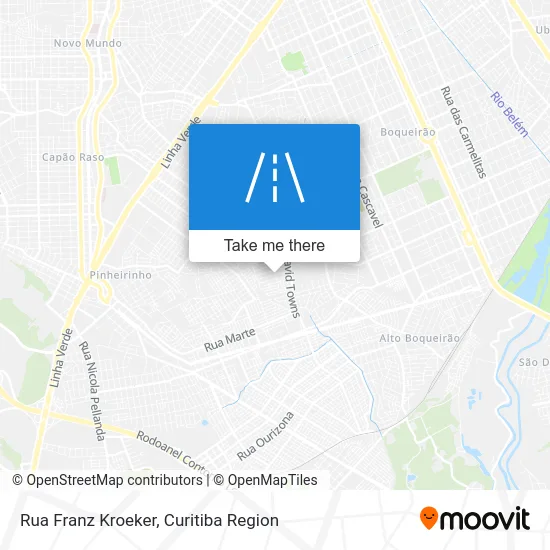 Rua Franz Kroeker map