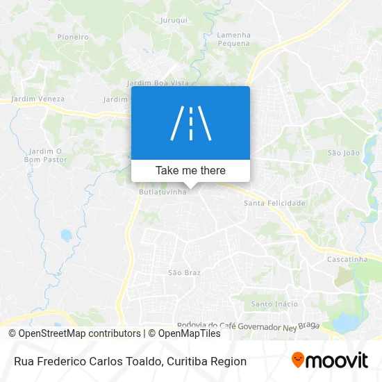Rua Frederico Carlos Toaldo map