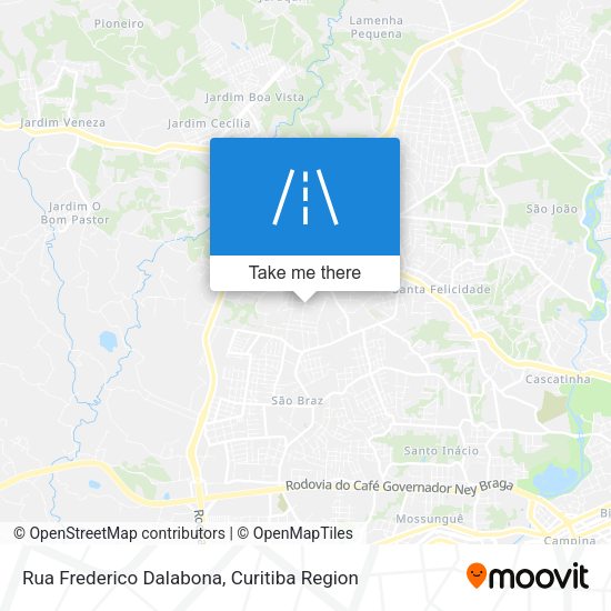 Rua Frederico Dalabona map
