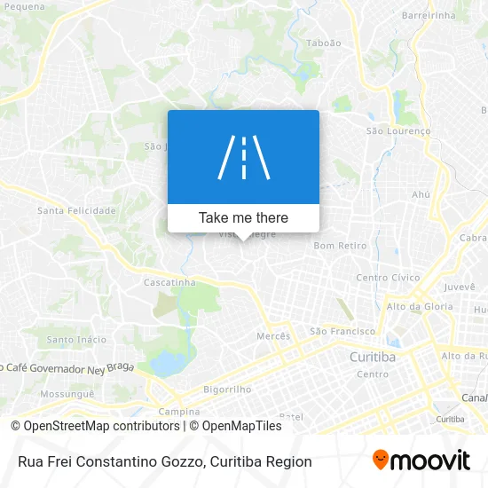 Rua Frei Constantino Gozzo map