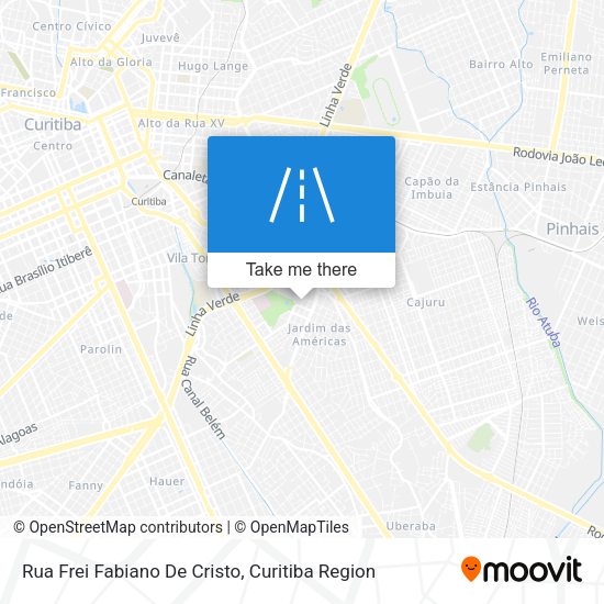 Rua Frei Fabiano De Cristo map