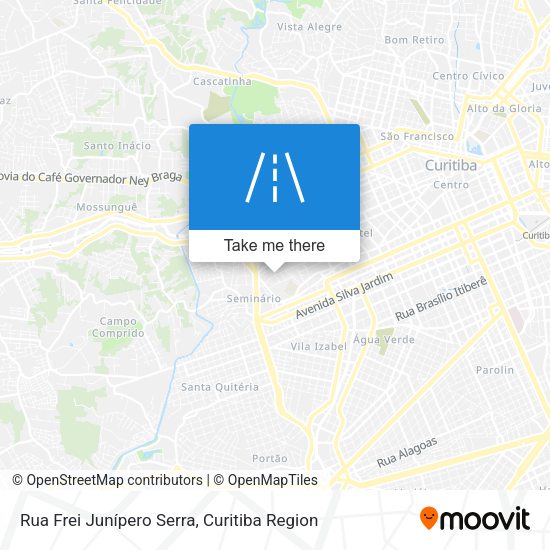 Rua Frei Junípero Serra map