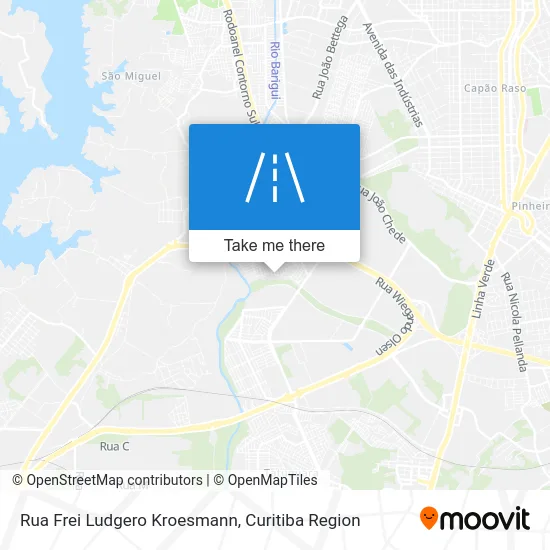 Rua Frei Ludgero Kroesmann map