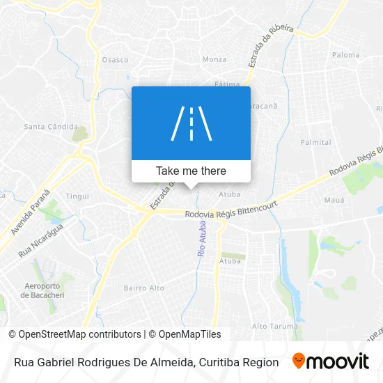 Rua Gabriel Rodrigues De Almeida map