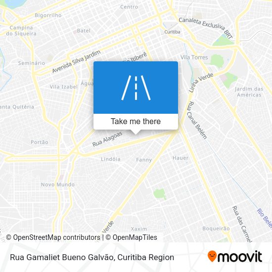 Rua Gamaliet Bueno Galvão map