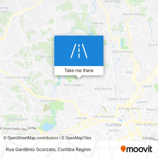 Rua Gardênio Scorzato map