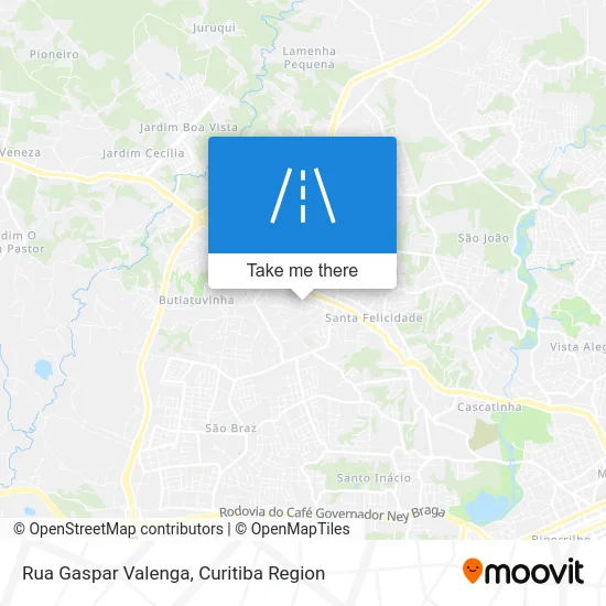 Rua Gaspar Valenga map